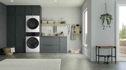 Electrolux ELTE7300AW Laundry Tower Single Unit Front Load 4.4 Cu. Ft. Washer & 8 Cu. Ft. Electric Dryer