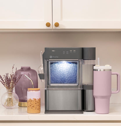 P4NM25PZSG GE Profile Opal Mini Pro Nugget Ice Maker with Side Tank