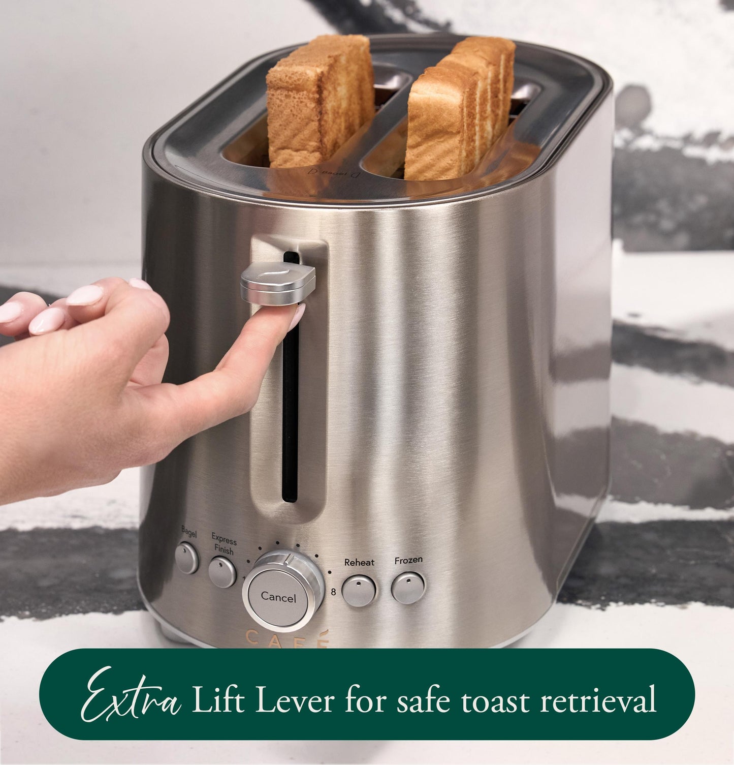 Cafe C9T2MA1ZS1 CAF(EBACK)™ Express Finish Toaster