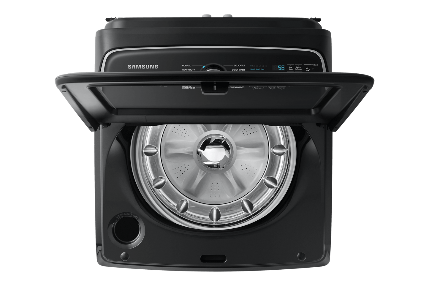 Samsung WA54CG7105AV Top Load Washer ActiveWave™ Agitator  Super Speed Wash  5.4 cu.ft.