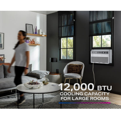 PWDV12WWF GE Profile™ ENERGY STAR® 12,000 BTU Inverter Smart Ultra Quiet Window Air Conditioner for Large Rooms up to 550 sq. ft.