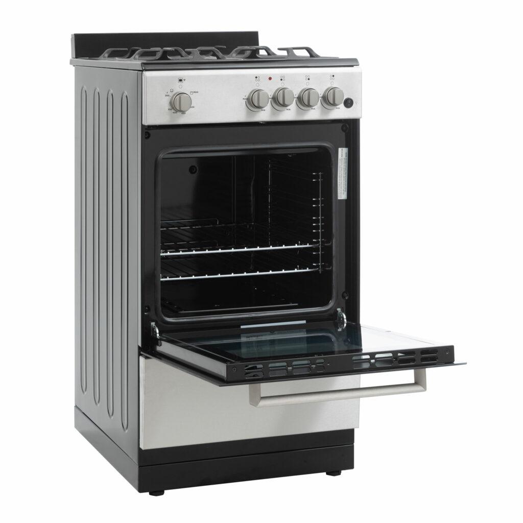 DR20V1BSSGLP Danby 20" Wide Gas Range in Stainless Steel