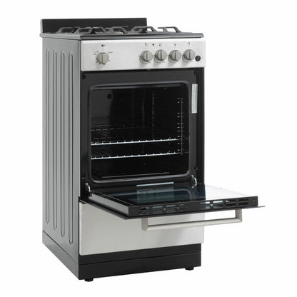 DR20V1BSSGLP Danby 20" Wide Gas Range in Stainless Steel
