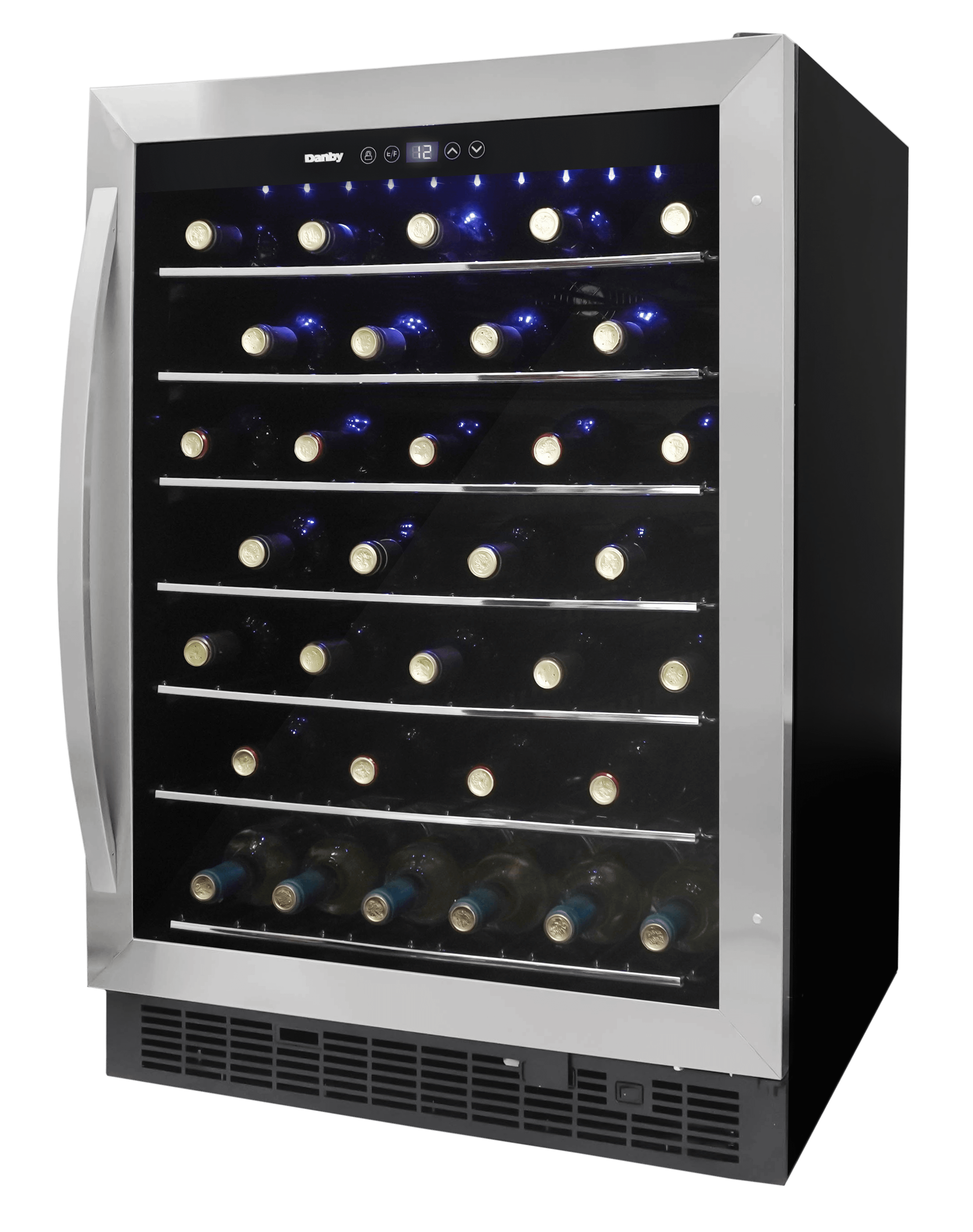 Danby 60 Bottle Built-in Wine Cooler in Stainless Steel