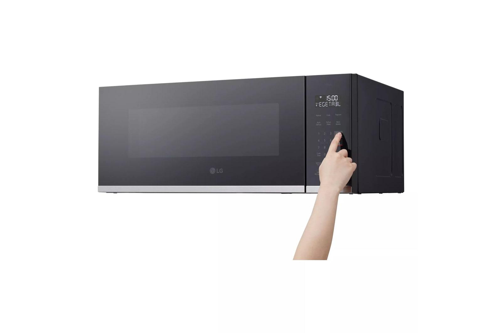 Lg 1.3 cu. ft. Smart Low Profile Over-the-Range Microwave Oven