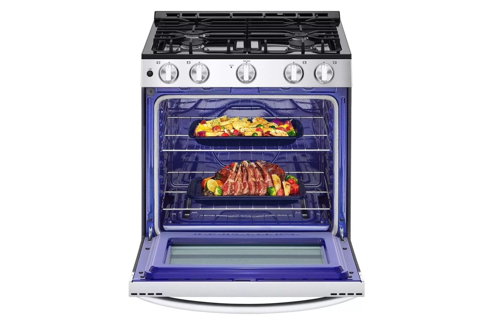 Lg LSGL5830S 5.8 cu. ft. Gas Slide-in Range with EasyClean®