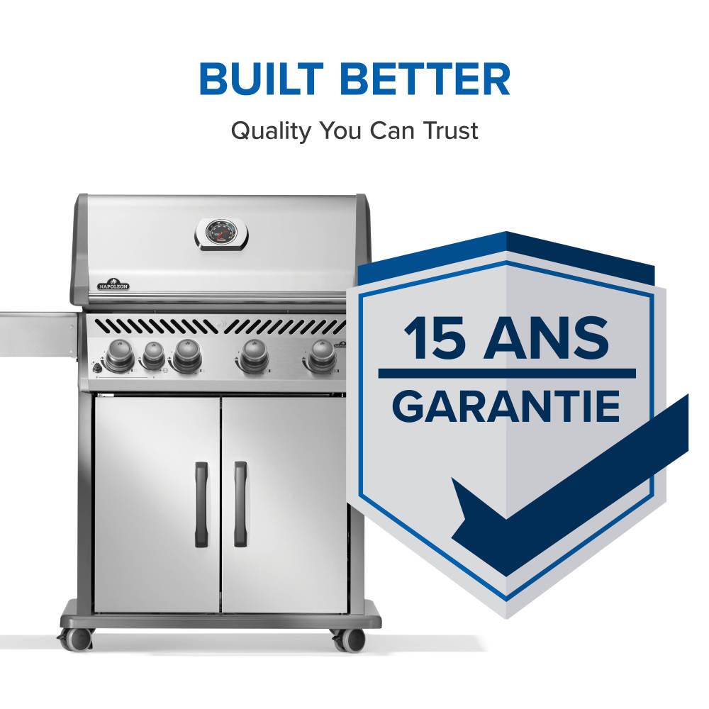 Napoleon Bbq R525SBPSS2FB Rogue 525 SB with Range Side Burner , Propane, Stainless Steel