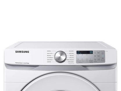 Samsung DVE51CG8000W 7.5 cu. ft. Smart Electric Dryer with Sensor Dry in White