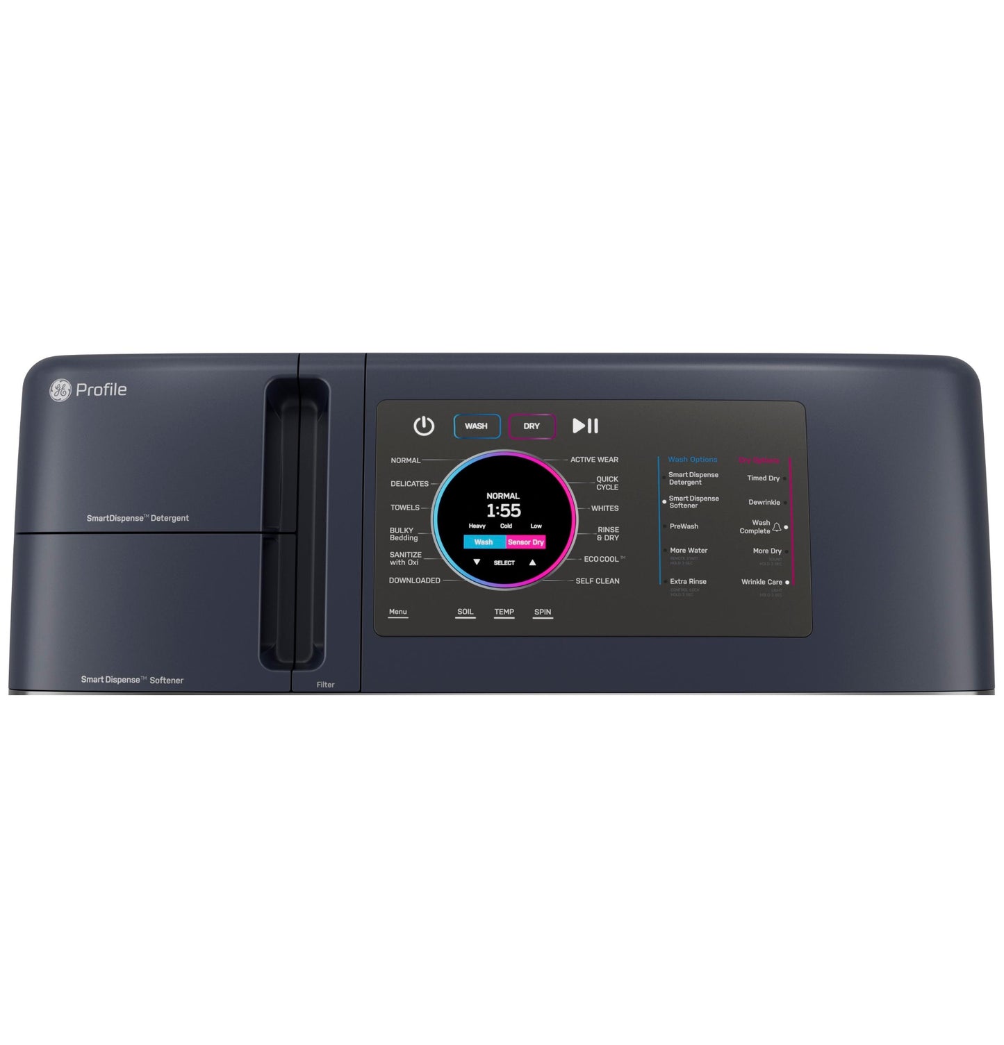 PFQ97HSPVRS GE Profile™ ENERGY STAR® 4.8 cu. ft. Capacity UltraFast Combo with Ventless Inverter Heat Pump Technology Washer/Dryer