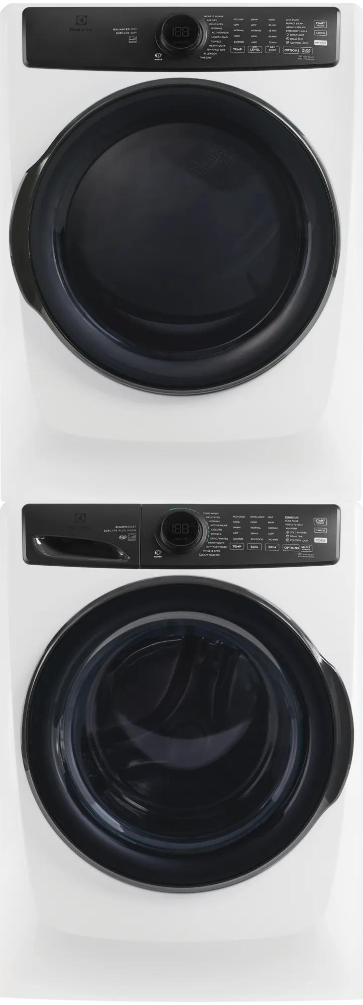 Electrolux ELFE7738MW Front Load Perfect Steam™ Electric Dryer with Balanced Dry™ and Instant Refresh - 8.0 Cu. Ft.