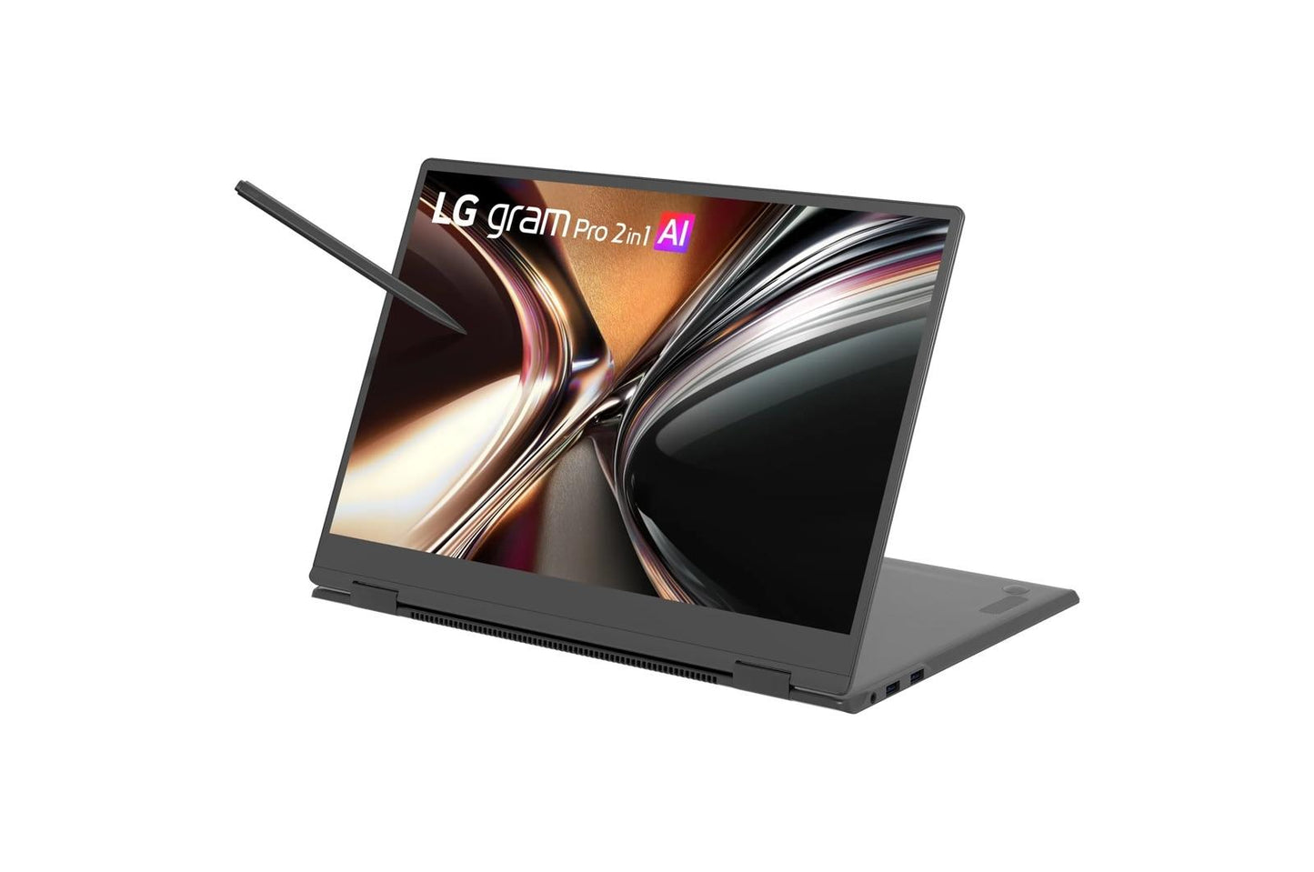16T95TPKAA77U1 LG gram Pro 2-in-1 16 Inch, Windows 11 Home, Lightweight Dual AI Laptop, Intel® Core™ Ultra 7, 16GB RAM, 1TB SSD, Black