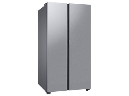 Samsung RS28CB7600QLAA Bespoke Side-by-Side 28 cu. ft. Refrigerator with Beverage Center™ in Stainless Steel