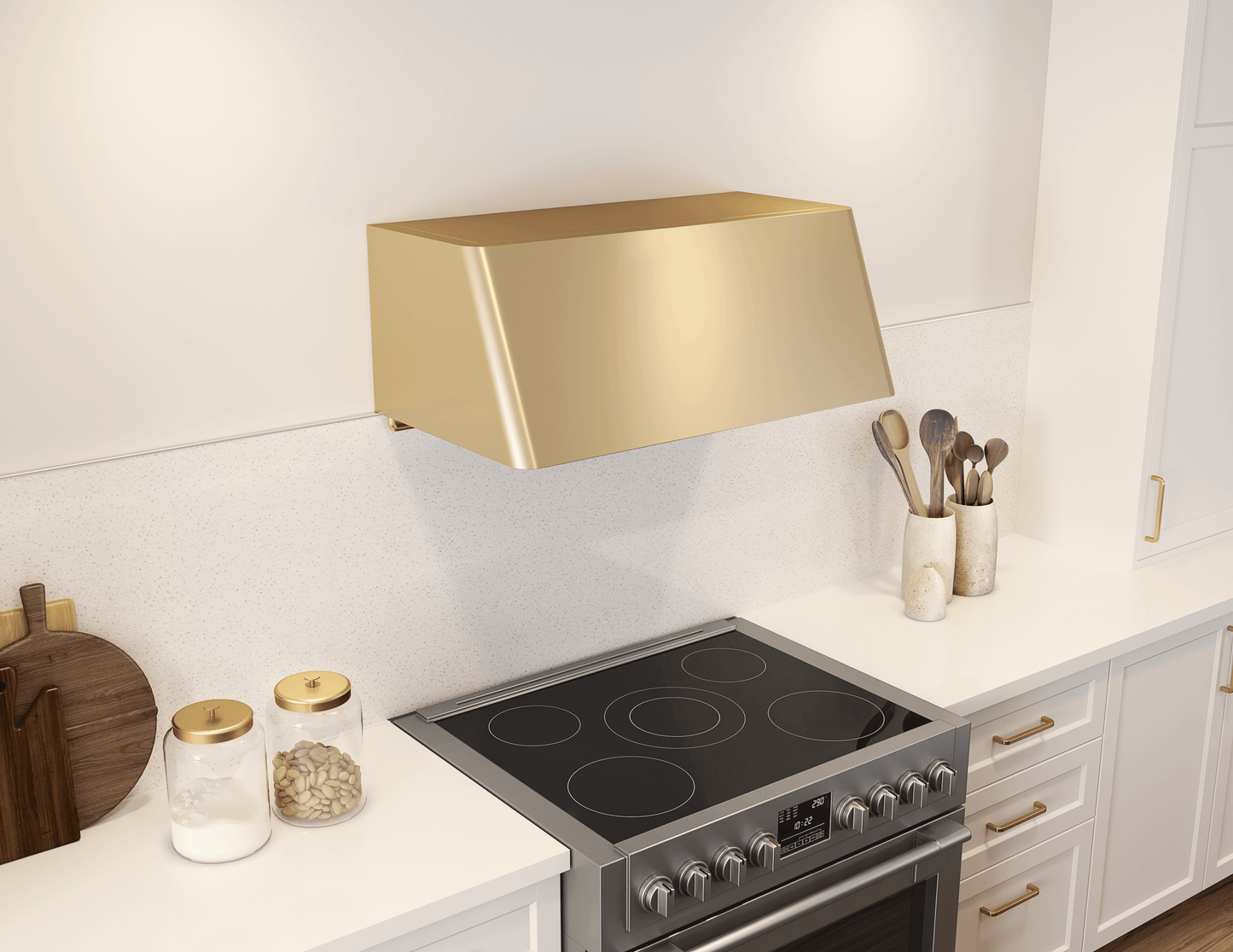 Zephyr DMEE48ASGX Mesa 48in, Satin Gold, BODY ONLY