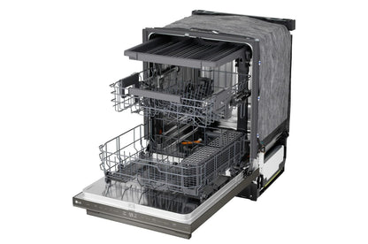 Lg LDNTM545D Smart FlushFit™ Top Control Dishwasher with 1-Hour Wash & Dry, QuadWash® Pro, and Dynamic Heat Dry™ w/AutoVent Dry™