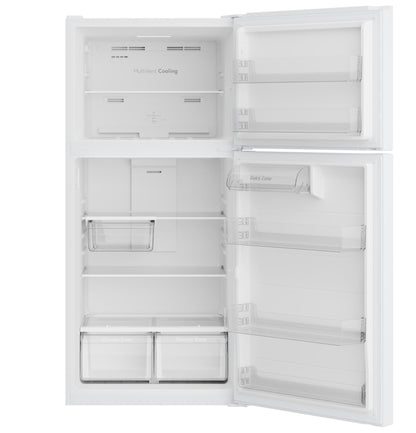 GPS19KGZWW GE 19 Cu. Ft. Garage Ready Top-Freezer Refrigerator