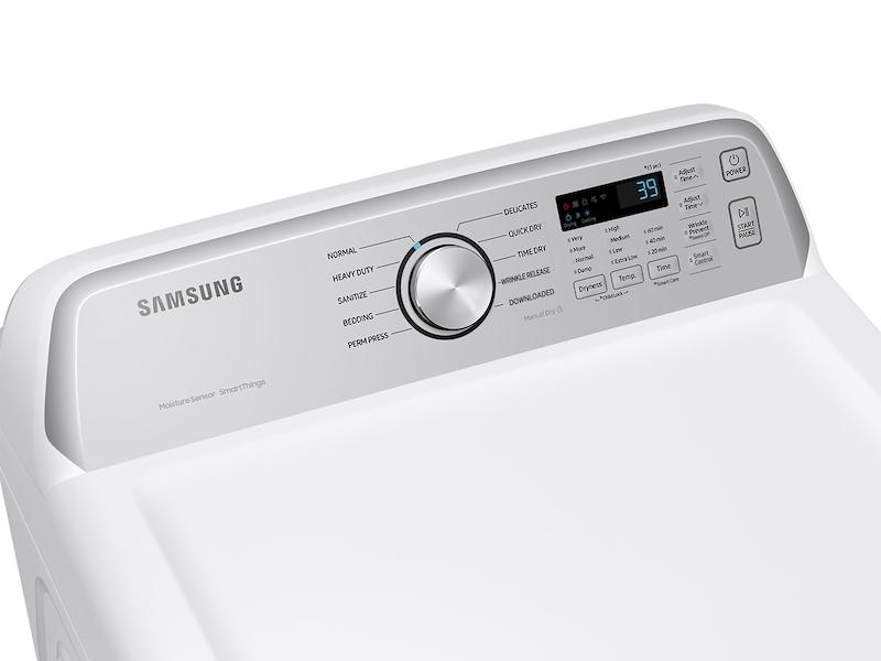 Samsung 7.4 cu. ft. Smart Electric Dryer with Sensor Dry in White