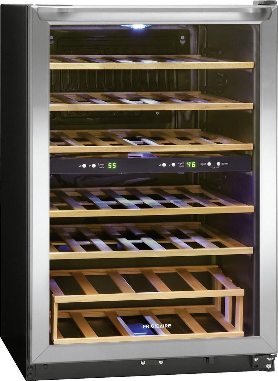 FRWW4543AS Frigidaire 45 Bottle Two-Zone Wine Cooler