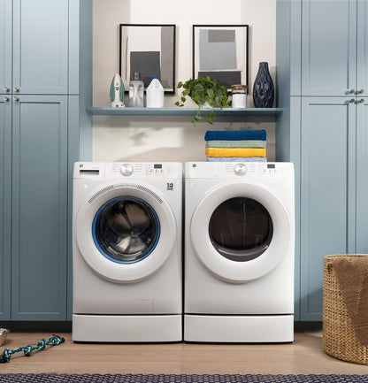 GFD35GSSYWW GE® ENERGY STAR® 7.8 cu. ft. Capacity Smart Front Load Gas Dryer
