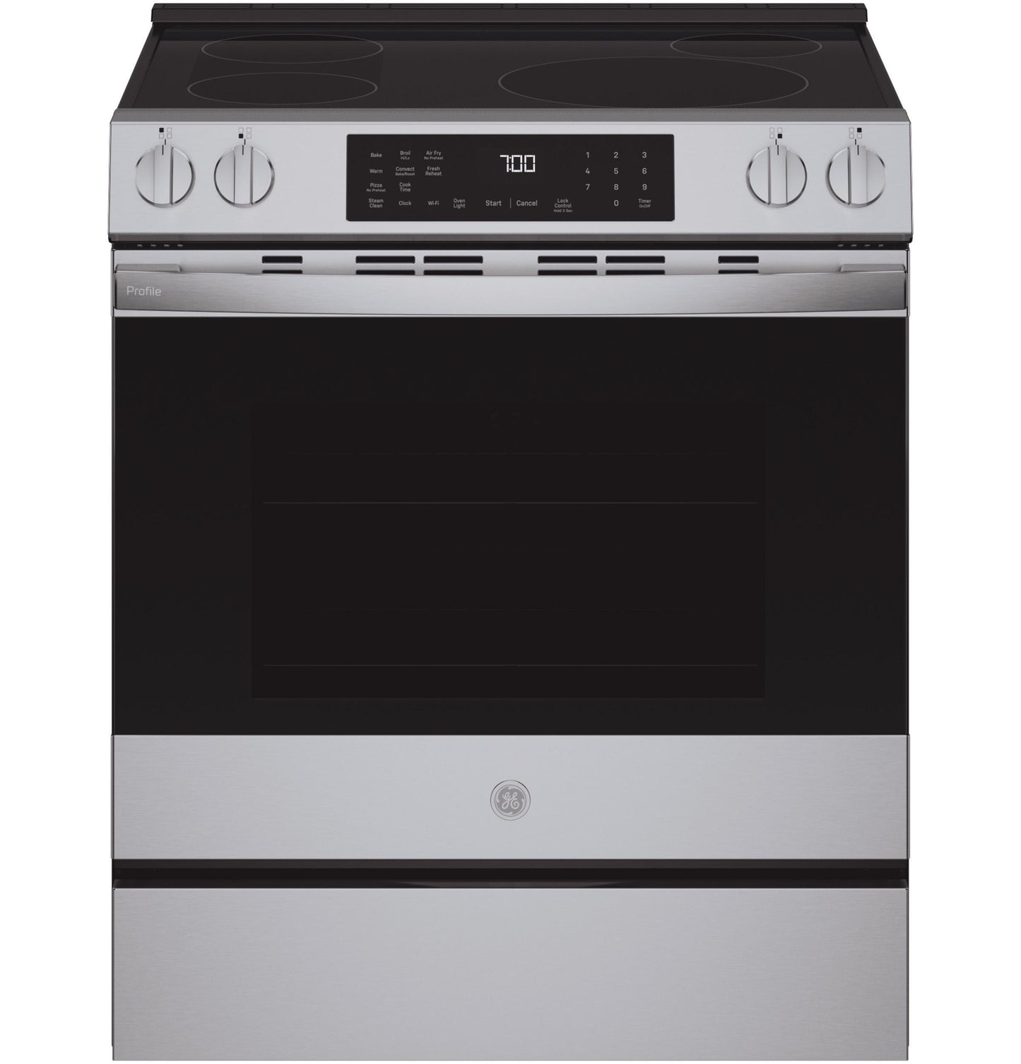 PHS700AYFS GE Profile™ ENERGY STAR® 30" Smart Slide-In Induction and Convection Range with No Preheat Air Fry and EasyWash™ Oven Tray