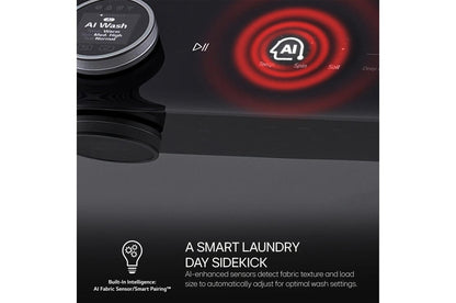 Lg WT8600CW 5.5 cu. ft. Mega Capacity Top Load Washer with TurboWash™ Washer with Steam, ezDipense, Wi-Fi Connectivity, White