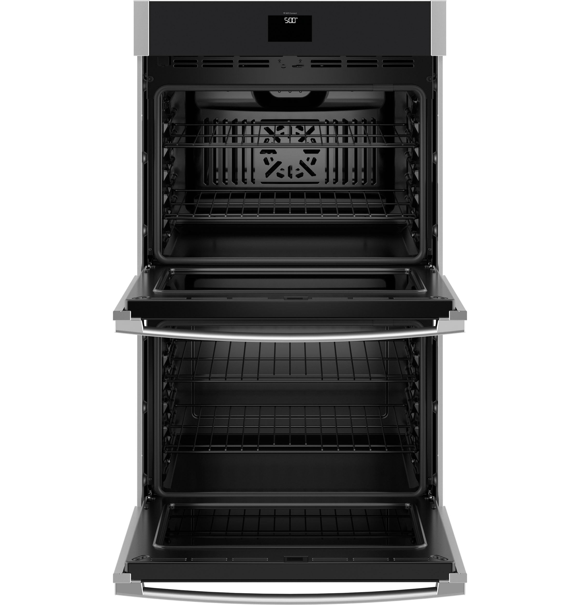 JTD5000SVSS GE® 30" Smart Built-In Self-Clean Convection Double Wall Oven with No Preheat Air Fry