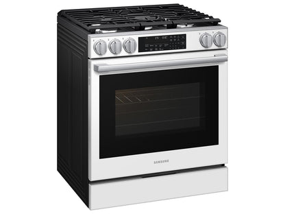 Samsung NSG90H60SW Bespoke Smart Slide-in Gas Range Pro Style Elite Design  Illuminated Knobs  Air Fry Max