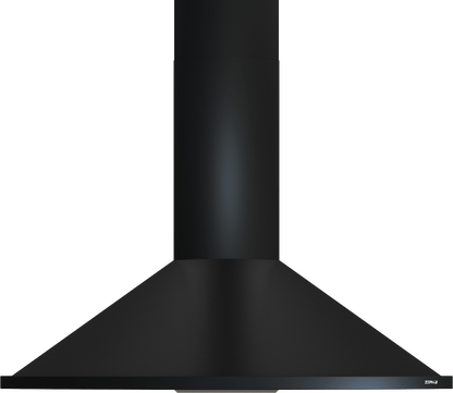 Zephyr ZSAE30FB Savona Wall, 30in, Black, LED, 600 CFM w/ACT