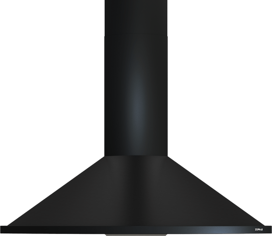Zephyr ZSAM90FB Savona Wall, 90cm, Black, LED, 600 CFM w/ACT