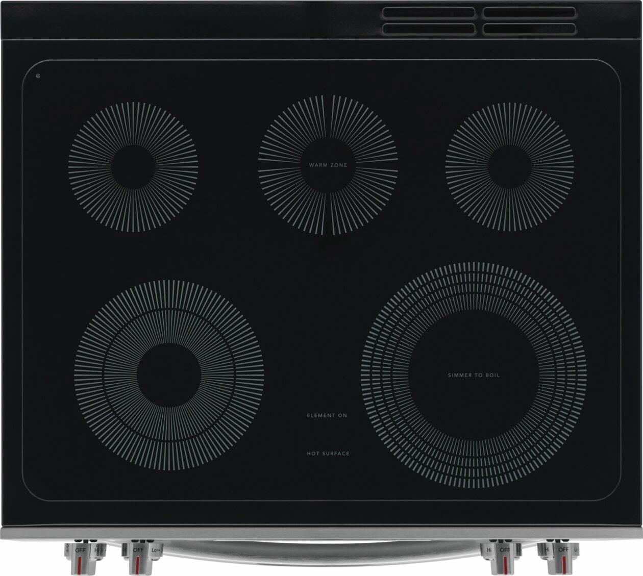 Frigidaire GCFE3059BF 30" Front Control Electric Range with Total Convection