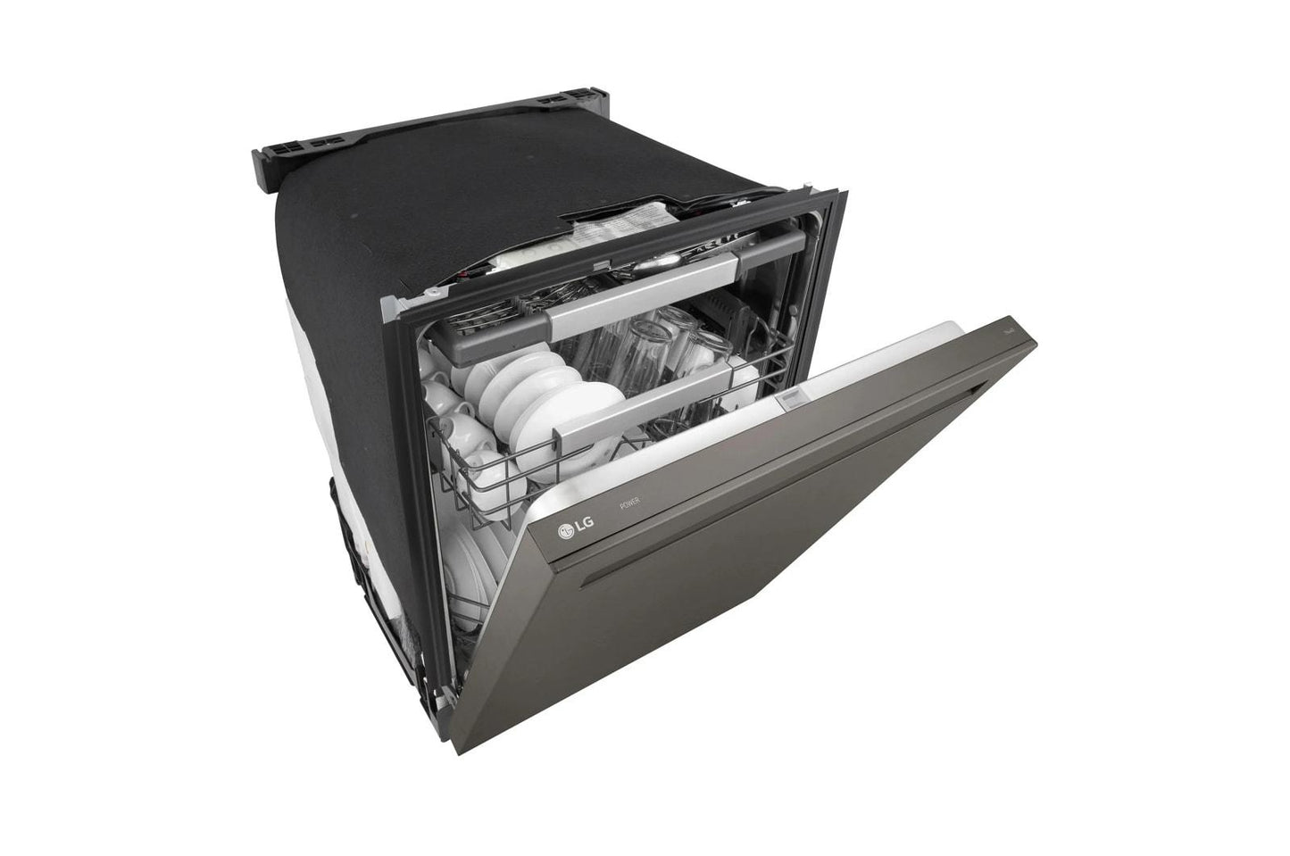 Lg LDNPH753D Smart FlushFit™ Top Control Dishwasher with 1-Hour Wash & Dry, QuadWash® Pro, TrueSteam® and Dynamic Heat Dry™ w/AutoVent Dry™