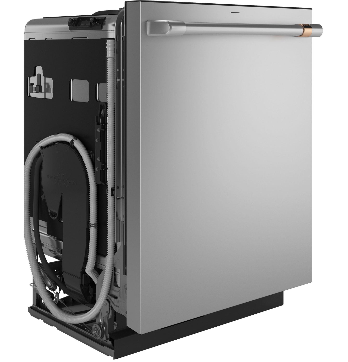 Cafe CDT888P2VS1 CAF(EBACK)™ CustomFit ENERGY STAR Stainless Interior Smart Dishwasher with Ultra Wash Top Rack and Dual Convection Ultra Dry, LED Lights, 39 dBA