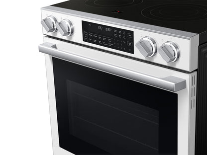 Samsung NSE90H63SW Bespoke Smart Slide-in Electric Range Pro Style Elite Design  Illuminated Knobs  Air Fry Max