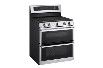 Lg LDEL7324YE 7.3 cu. ft. Smart Electric Double Oven Freestanding Range with ProBake Convection®, Air Fry & Air Sous Vide