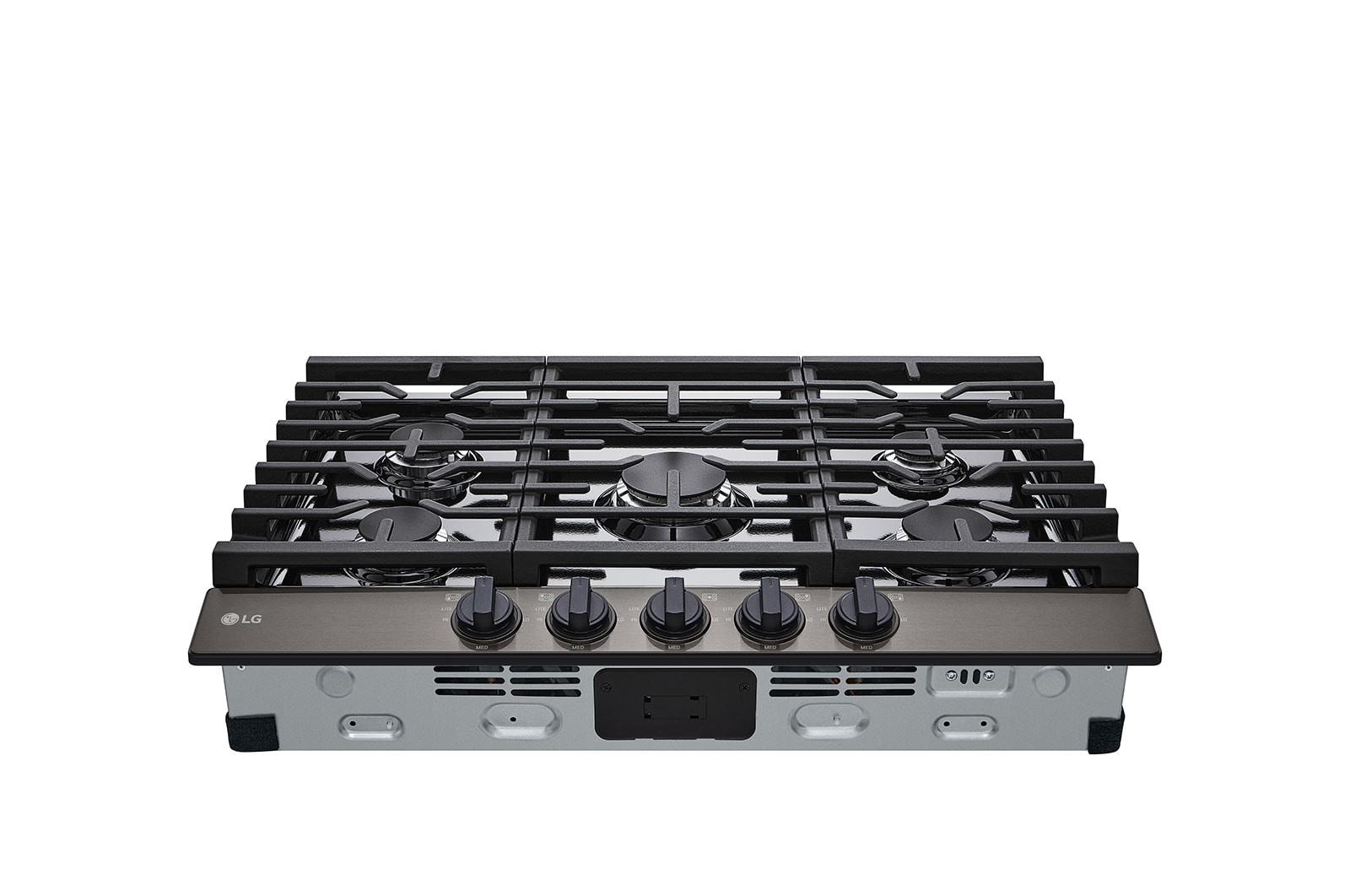 Lg 30" Gas Cooktop with UltraHeat™ 20K BTU Burner