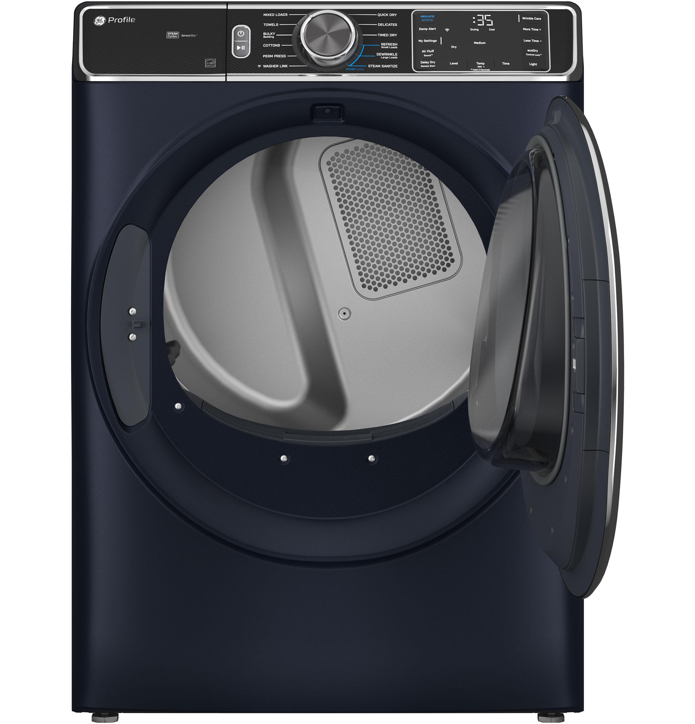 GE Profile™ 7.8 cu. ft. Capacity Smart Front Load Electric Dryer with Steam and Sanitize Cycle