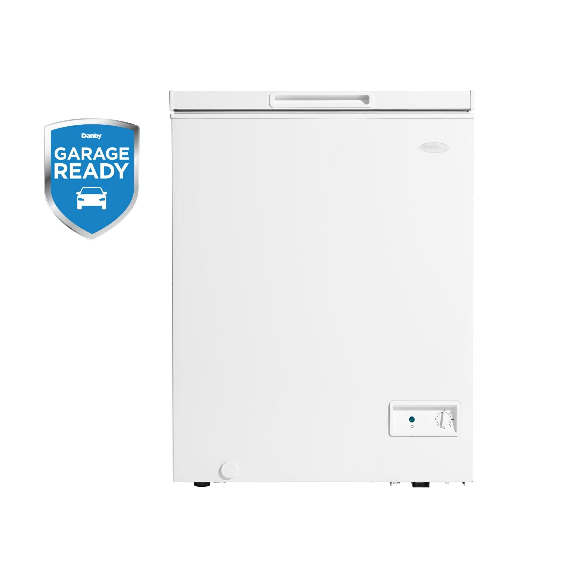 DCF050A6WM Danby 5.0 cu. ft. Square Model Chest Freezer DOE in White