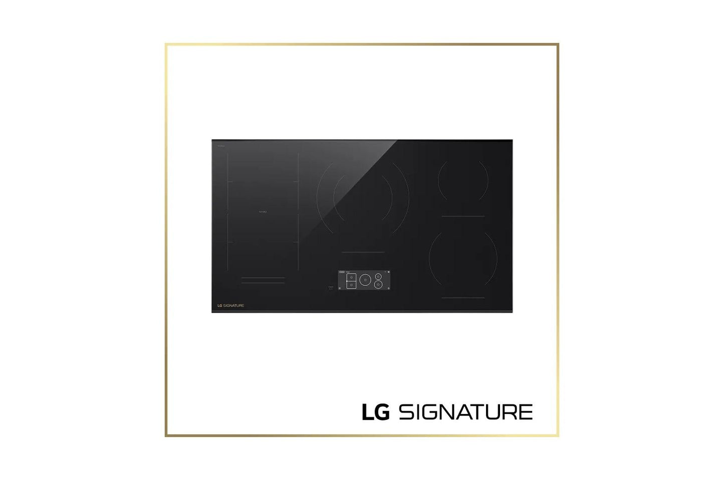CBIU3639BE LG SIGNATURE 36 Inch Smart Induction Cooktop with 5 Elements and Flex Cooking Zone