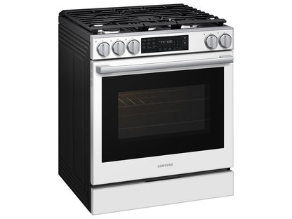 Samsung NSG80H60SW Bespoke Smart Slide-in Gas Range Pro Style Design  Air Fry Max  True Convection