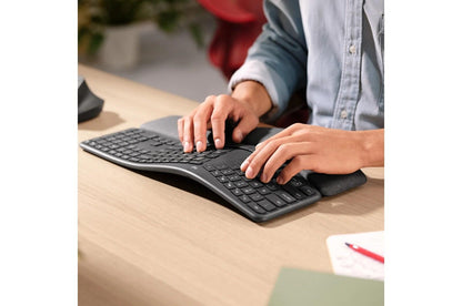 Lg 920010175 Logitech Ergo K860 Split Wireless Keyboard for Business - Ergonomic Design, Secured Logi Bolt Technology, Graphite
