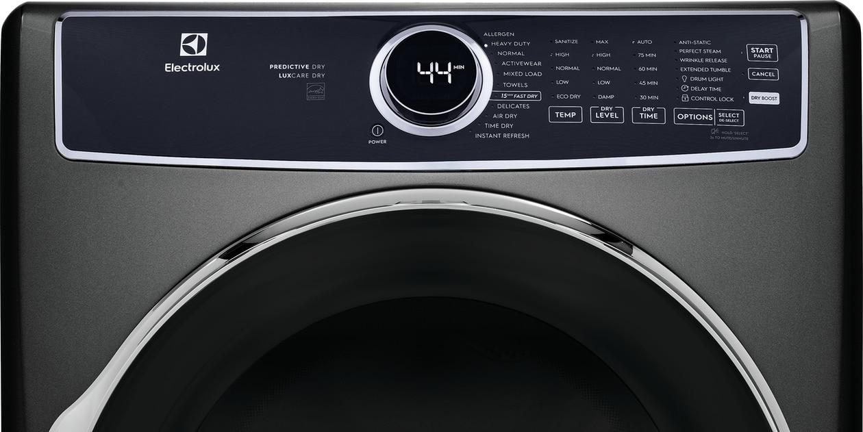 Electrolux ELFG7637AT Front Load Perfect Steam™ Gas Dryer with LuxCare® Dry and Instant Refresh - 8.0 Cu. Ft.