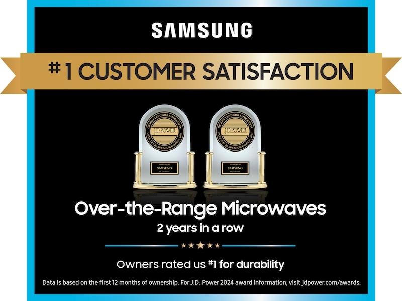 Samsung ME11CB751012 Bespoke Slim Over-the-Range Microwave Ceramic Enamel Interior  Wi-Fi  1.1 cu.ft.