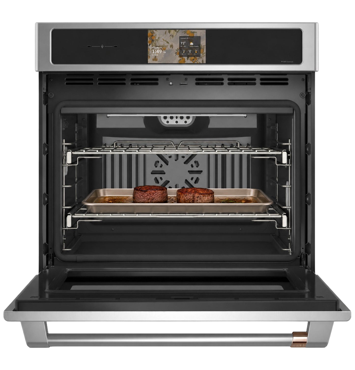 Cafe CTS90DP2ZS1 CAF(EBACK)™ Professional Series 30" Smart Built-In Convection Single Wall Oven