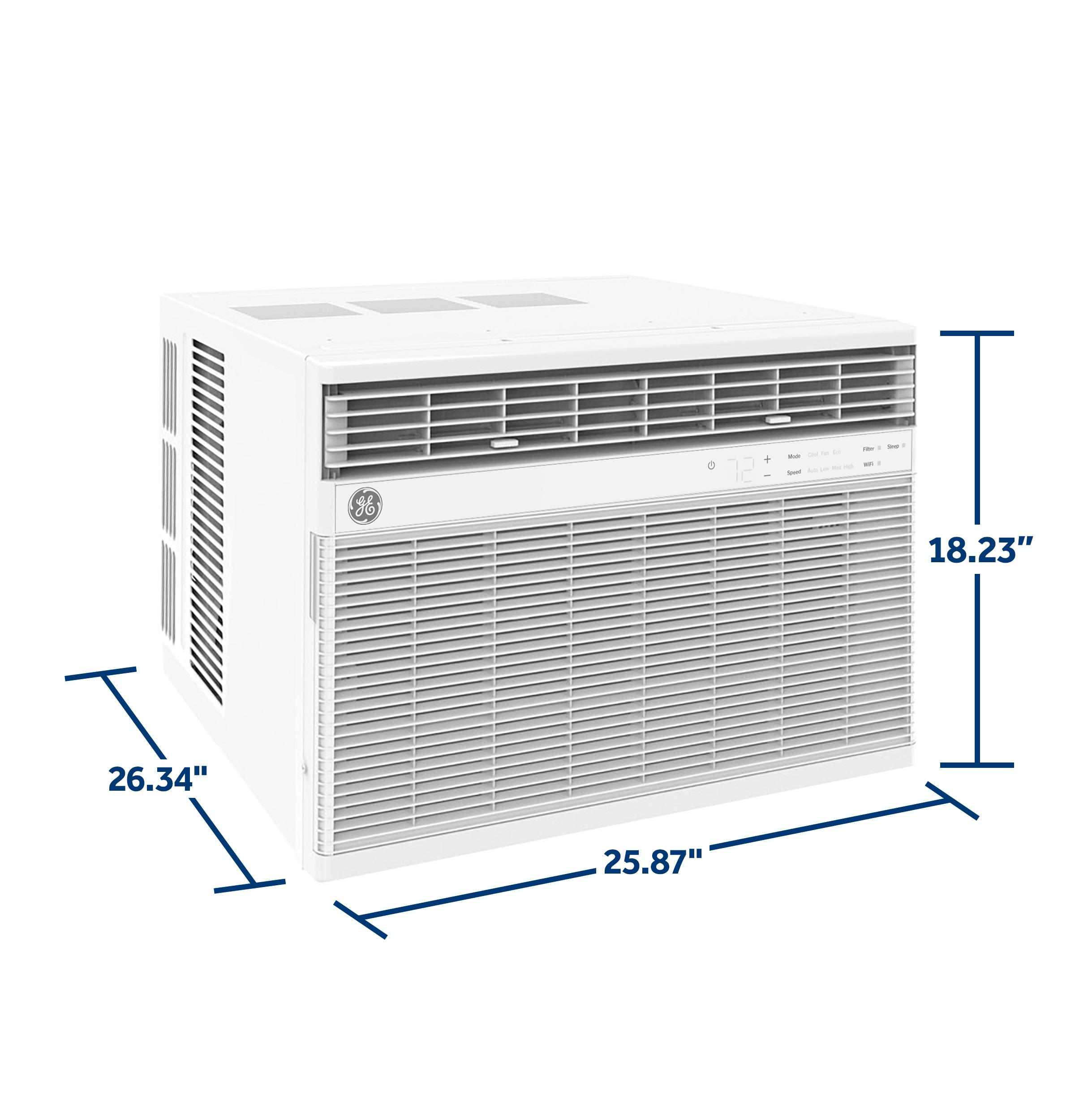 AWCS24WWF GE® 24,000 BTU Smart Electronic Window Air Conditioner for Extra-Large Rooms up to 1,500 sq. ft.