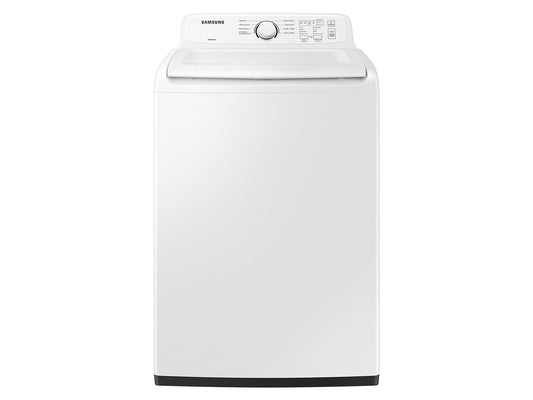 Samsung WA41A3000AW 4.1 cu. ft. Capacity Top Load Washer with Soft-Close Lid and 8 Washing Cycles in White