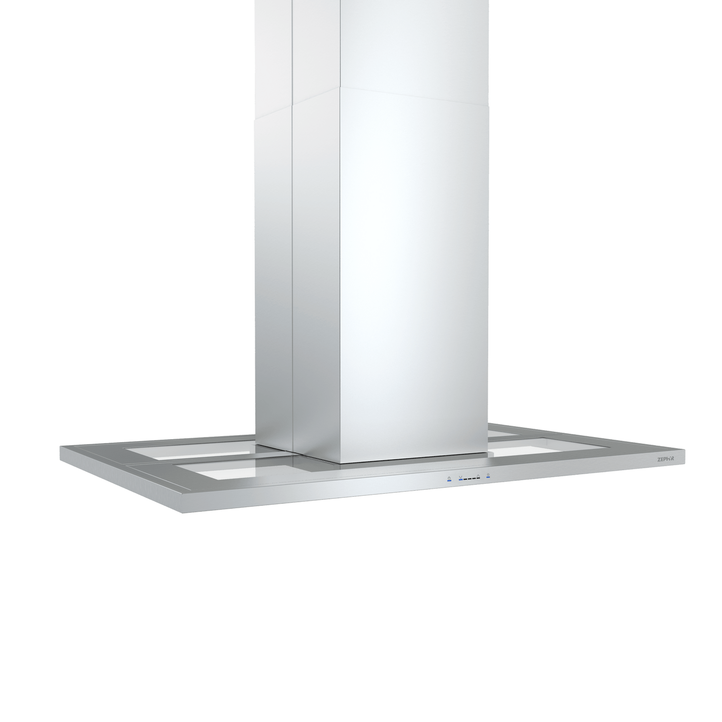 Zephyr ZMDE42BS Modena, Island, 42in, SS+Glass, LED, ACT
