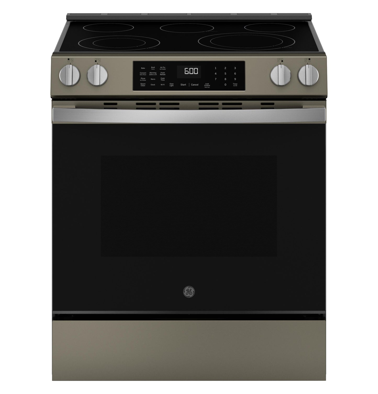 GRS600AVES GE® ENERGY STAR® 30" Slide-In Electric Convection Range with No Preheat Air Fry and EasyWash™ Oven Tray