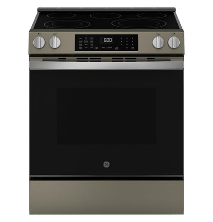GRS600AVES GE® ENERGY STAR® 30" Slide-In Electric Convection Range with No Preheat Air Fry and EasyWash™ Oven Tray