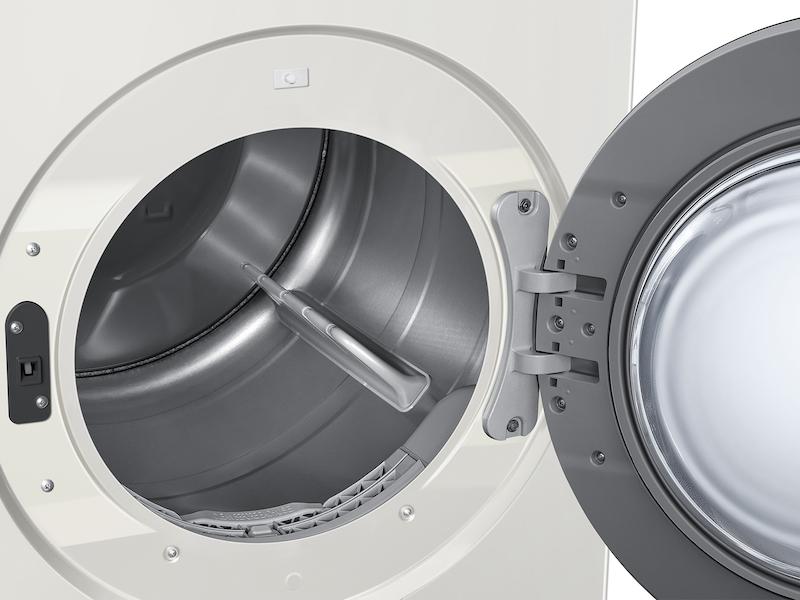Samsung DV90F53AGY 7.6 cu. ft. Bespoke AI Ultra Capacity Front Load Gas Dryer with AI Home and AI OptiDry+ in Ivory