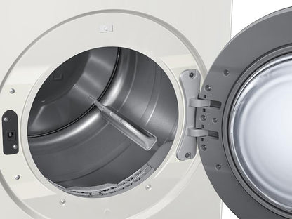 Samsung DV90F53AGY 7.6 cu. ft. Bespoke AI Ultra Capacity Front Load Gas Dryer with AI Home and AI OptiDry+ in Ivory