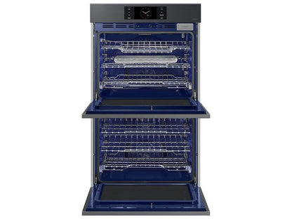 Samsung NV51CG700DMTAA Bespoke 30" Matte Black Steel Double Wall Oven with AI Pro Cooking™ Camera